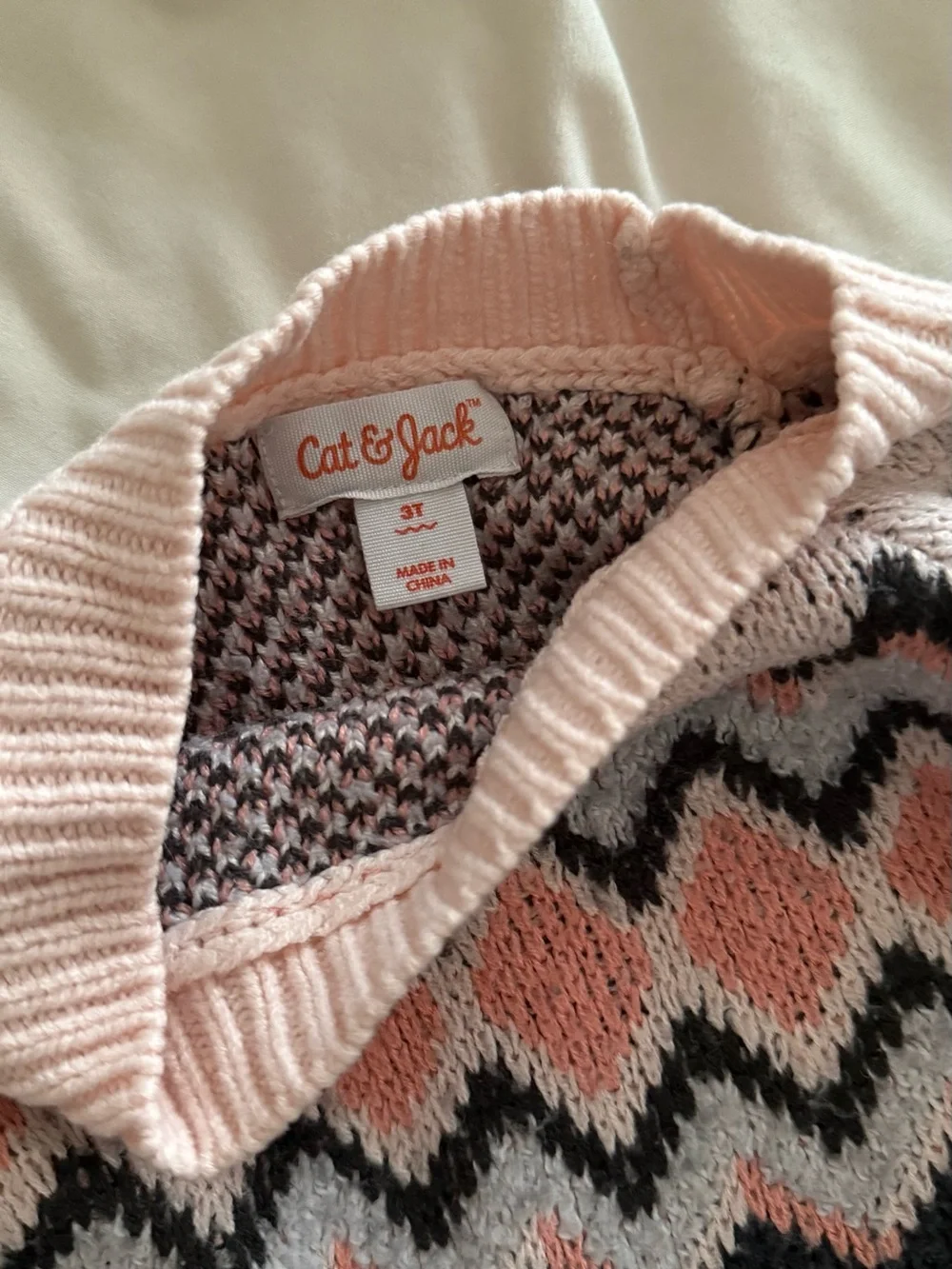 H&M Cat & Jack Carter’s Toddler Girl Clothing Bundle 3T-5T Sweaters Dresses 7 Pc